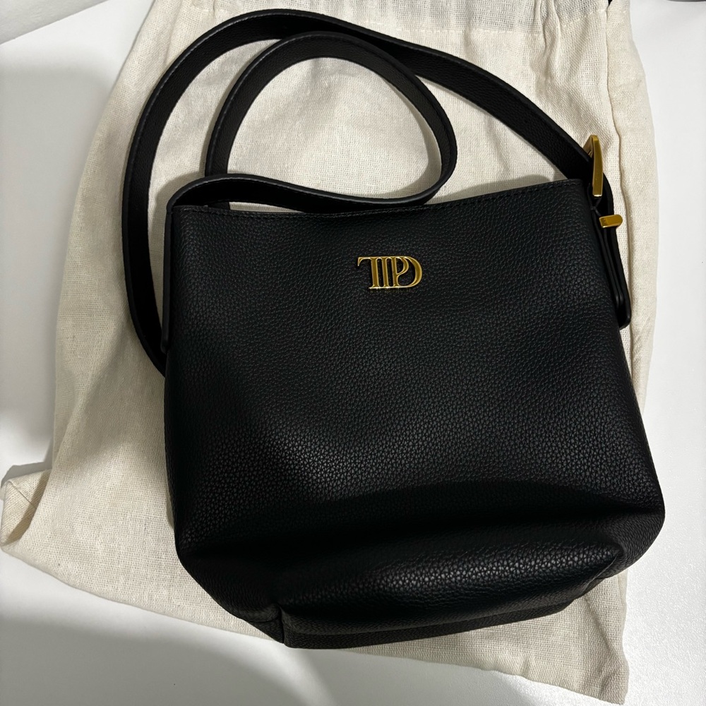 Taylor Swift TTPD Black Shoulder Bag